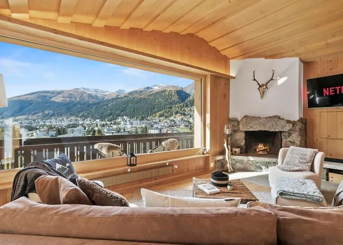 度假居 A&y Zum Goldenen Hirsch By Interhome 达沃斯